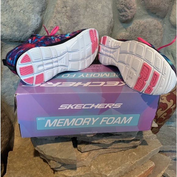 NEW SKECHERS FLEX APPEAL SPORT WITH MEMORY FOAM/COSMIC RAYS SIZE 11 - Picture 6 of 8